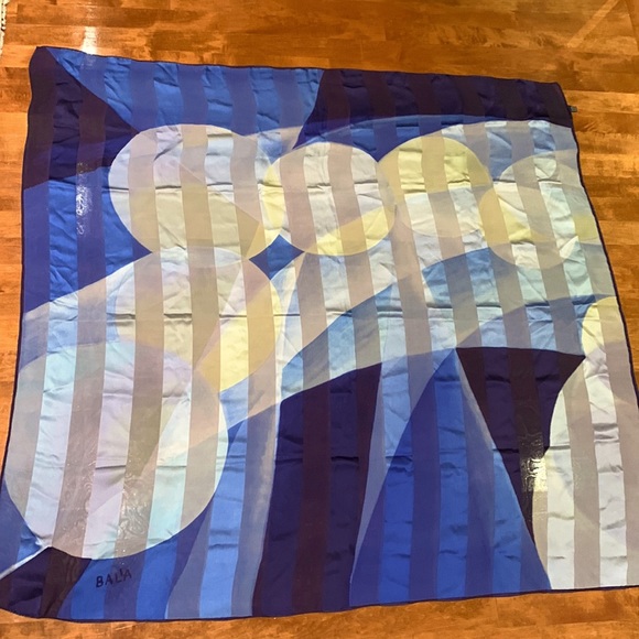Rare BALLA Giacomo SILK VINTAGE SCARF AUTHENTIC - Picture 1 of 8